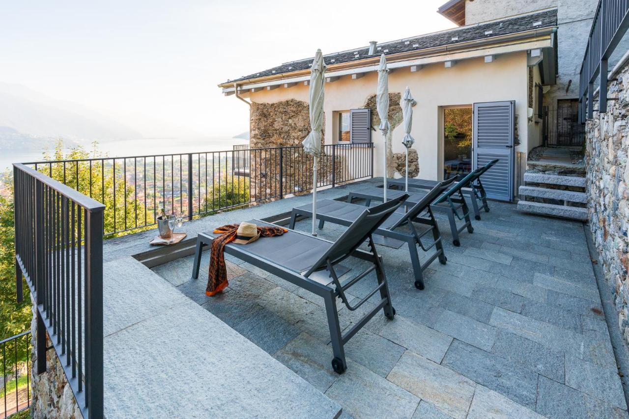 Casa Di Campagna Rosina Con Piscina E Vista Lago 赫拉弗多纳 外观 照片