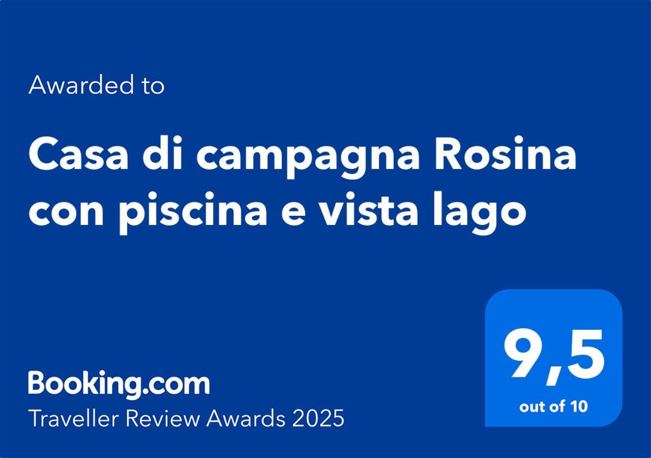 Casa Di Campagna Rosina Con Piscina E Vista Lago 赫拉弗多纳 外观 照片